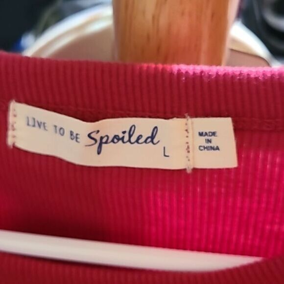 Spoiled - Red Bodycon Dress with Ruching on Sides, Size Large, NWOT - Picture 7 of 8